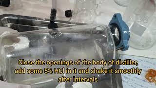 How to clean the water distiller water distillation unit remove deposits [upl. by Simonette956]