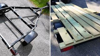 DIY Dilly Utility Trailer Conversion [upl. by Sabrina]