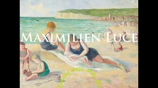 starbucks music playlists Cafe jazz music with Maximilien Luce painting ★ No copyright music [upl. by Quent148]