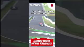 Alonsos crazy overtake on Michael Schumacher 2005 Suzuka [upl. by Power]