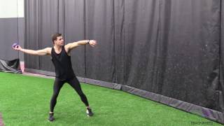 HOW TO THROW JAVELIN  Ball Drills Standing Throw with Block [upl. by Fanning416]