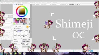 How To Make A Shimeji  OC  SpeedPaint [upl. by Drarrej]