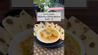 “Hummus amp Pita Bread” Easy amp Healthy Homemade  Part 2😱😋 cooking food recipe easyrecipe pita [upl. by Paske235]