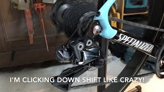 Dura Ace Di2 R9150 Shift Speed Test [upl. by Atisor]