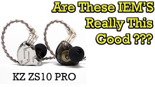 KZ ZS10 PRO IEMs Review  Demo [upl. by Eellek212]