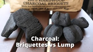 Charcoal Briquette vs Lump  Choosing the Right Charcoal for Grilling and Smoking [upl. by Cord]