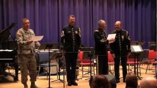 MSG John DeSalme retires from The Army Band [upl. by Anera949]