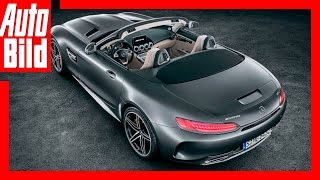 Trailer Mercedes AMG GT C Roadster  Erste DetailsStoffdachSportler mit Stern [upl. by Nofpets]