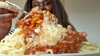 mukbang Spaghetti Bolognese mukbang highlights [upl. by Castle]