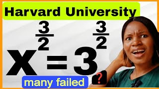 Harvard University admission interview can you pass this exam solve for x [upl. by Oinigih310]