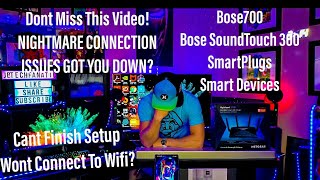 Bose700 Bose500 Bose900 Soundbars amp SmartHome Tech WiFi Connection amp Setup Problems SOLVED Now [upl. by Eerdua770]