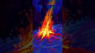 Crackling Crackle art painting fire usart drawing digitalpainting digitalart [upl. by Notyalk777]