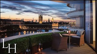 Inside a £3800000 Modern Central London Apartment with Parliament and Thames Views The Corniche [upl. by Aserat]