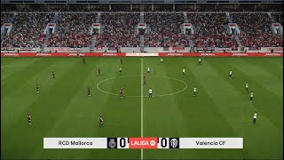 Mallorca vs Valencia  La Liga 2425  Live Football Match  4K [upl. by Dranreb]