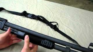 Mossberg 500 590 flashlight mount [upl. by Esinal]