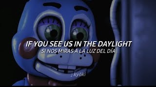 survive the night  five nights at freddys 2 — letra amp sub español [upl. by Rosinski297]