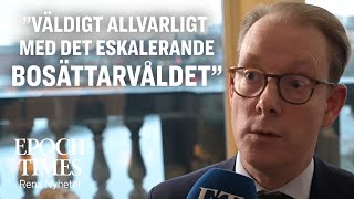 Billström kritisk mot israeliska bosättare [upl. by Ayidan37]