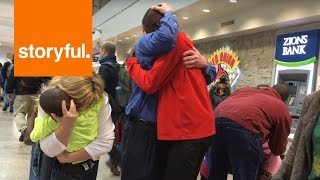 Tearful Moment Adopted Family Reunites After ThreeYear Wait [upl. by Rania592]