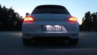 VW Scirocco 14 TSI Custom NonResonated Exhaust Sound [upl. by Aurelea]