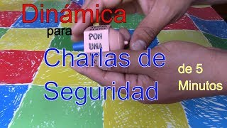 Charlas de 5 Minutos más Dinámicas con La Pirinola de la Seguridad [upl. by Jaddan]