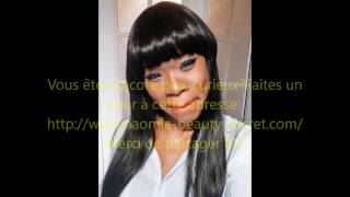 TUTO PERRUQUE AVEC FRANGE HOW I MAKE MY FULL BANG WIG [upl. by Vasyuta]