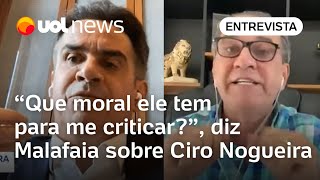 Malafaia rebate Ciro Nogueira Não tem moral para me criticar e sempre apoiou Lula e Dilma [upl. by Dnomayd]