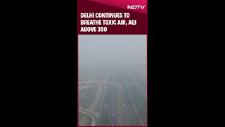 Delhi AQI News  Delhi Air Pollution  Thick Smog Engulfs Parts Of Delhi [upl. by Mavra]