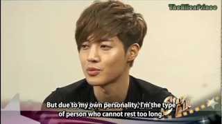 120613 Kim Hyun Joong  Hong Kong TVB Star Talk Interview Eng Sub [upl. by Ecertal674]