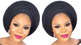 HOW TO TIE PERFECTLY ROUND GELE  SUPER DETAILED FROM START TO FINISH [upl. by Ainerol123]