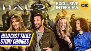 Halo TV Series Cast Interview Pablo Schreiber Natascha McElhone Olive Gray Jen Taylor Yerin Ha [upl. by Ayk816]