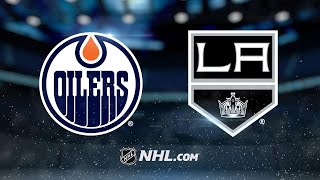 Oilers hold on to beat Kings snap skid in LA [upl. by Feldman]