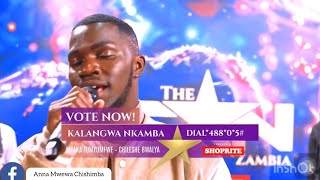 The icon Zambia  S1 E12  Kalangwa Nkamba performs mpaka tumfyumfwe by Chileshe Bwalya theicon [upl. by Acimad]