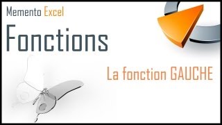 La fonction GAUCHE dans Excel  Formation Excel Marseille [upl. by Shepard850]