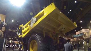 CAT 777G Rock Truck at MINExpo 2016 [upl. by Elleina]