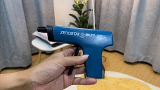 milty pro zerostat 3 unboxing and testing on my Vinyl LP [upl. by Llerral781]