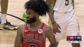 Coby White HEATED At Ref After Hard Fall [upl. by Dorina592]