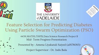 Feature Selection for predicting Diabetes Using Particle Swarm Optimization PSO [upl. by Flam]