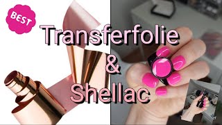 JOLIFIN  SHELLAC  LAVENI  TRANSFERFOLIE  ANWENDUNG [upl. by Dyna735]