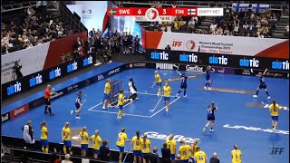 WFC 2023 Final  SWE vs FIN Highlights [upl. by Devonna61]