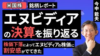 【米国株半導体】エヌビディアの決算を振り返る－株価下落によってエヌビディアの株価に割安感がでてきた－【銘柄レポート】（今中 能夫）【楽天証券 トウシル】 [upl. by Tyrrell]