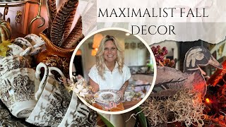 MAXIMALIST Fall Dining Decor [upl. by Einomrah]