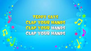 Teddy Says  Sing A Long  Action Song  Nursery Rhyme  KiddieOK [upl. by Ixel]