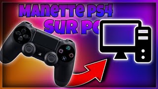 COMMENT JOUER SUR SON PC AVEC UNE MANETTE PS4  2023 [upl. by Ahsemat898]