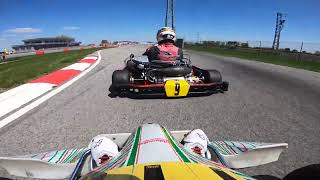 Norbert Fehér  202204 KZ2 Shifter Kart Slovakiaring  Moravsky Pohár  Tony KartTM KzR1 [upl. by Nepsa]