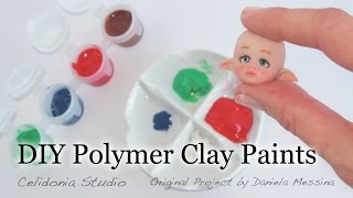 DIY Polymer Clay Paints for OOAK Dolls [upl. by O'Neil]