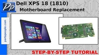 Dell XPS 18 1810 Motherboard Video Tutorial Teardown [upl. by Naitsirhk882]