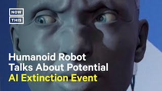 Humanoid Robot Describes Nightmare AI Scenario [upl. by Ennobe776]