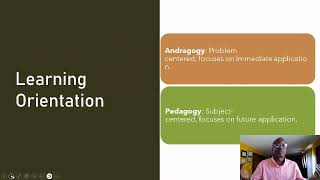 Andragogy VS Pedagogy [upl. by Ibbison]