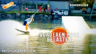 Wakeboard Anfänger Trick lernen  Powerslide GER [upl. by Canice929]