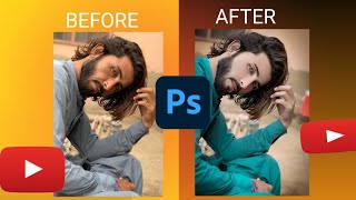 Stunning Before and After Skin Retouching in Color Skin  Photoshop Tutorial [upl. by Harpole648]